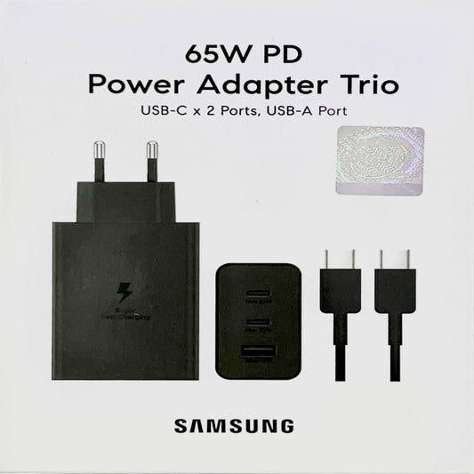 65W Power Adapter Trio